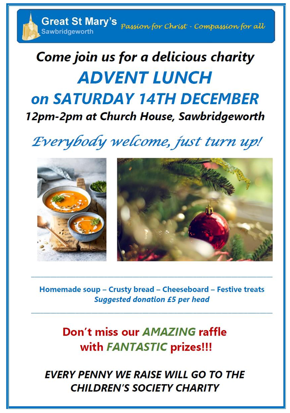 Advent Lunch poster